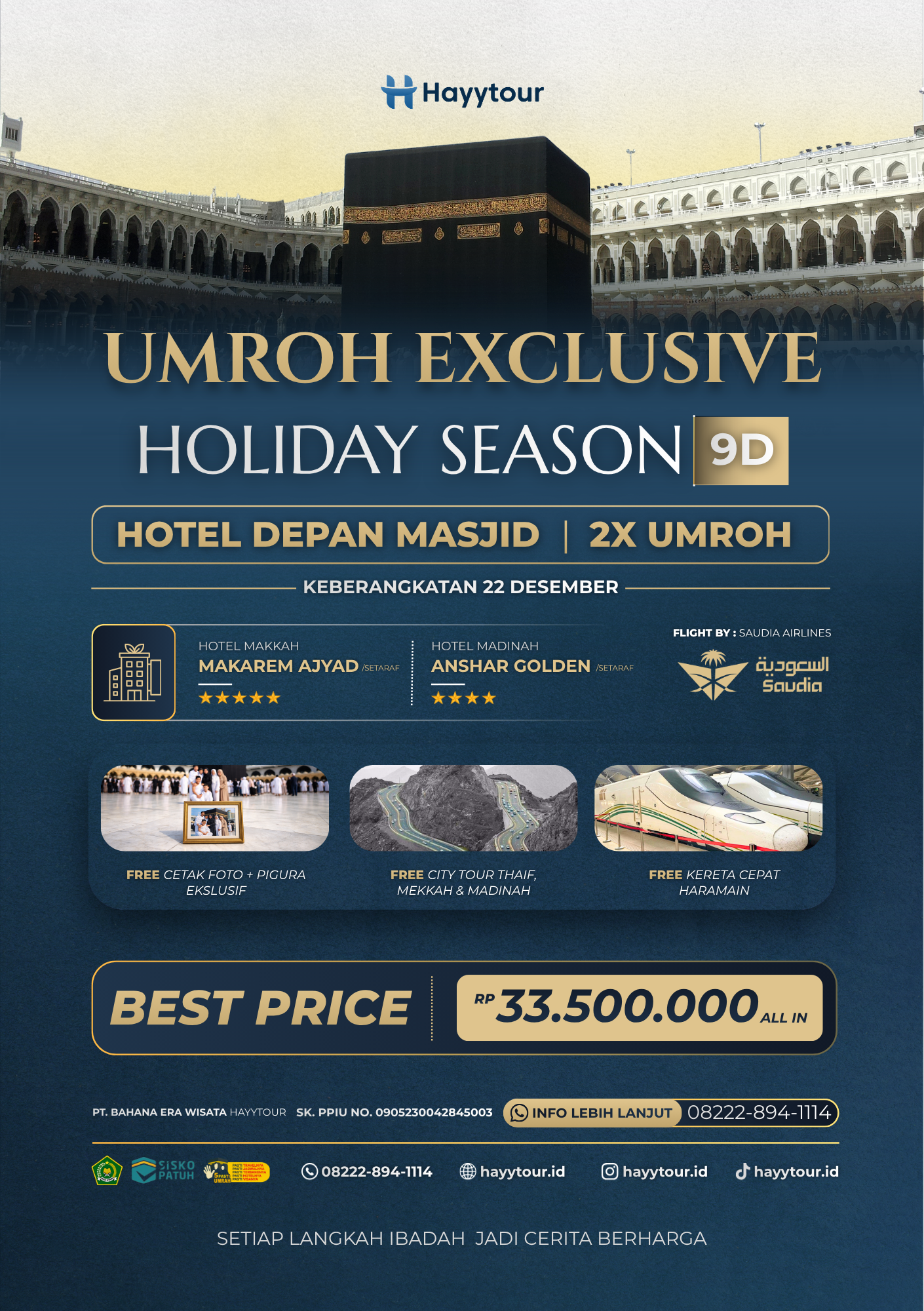 UMROH EXCLUSIVE END OF YEAR 9D